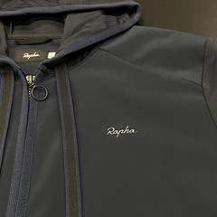 Rapha Transfer Hoodie Men’s Large Full Zip Lightweight Softshell Cycling Outdoor
