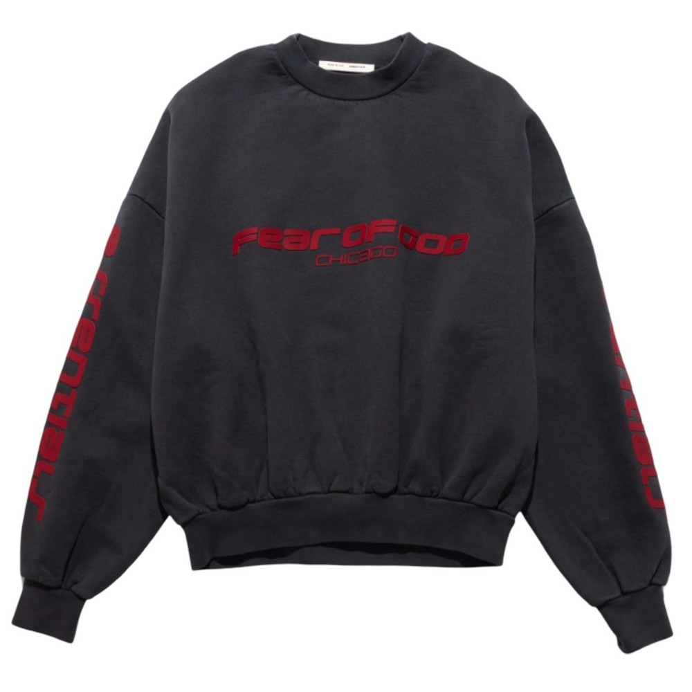 Fear of God Essentials Cropped Relaxed Sweatshirt Iron 192HO256892F Men’s New