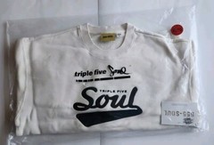 TRIPPLE 5 SOUL 555 SOUL CREWNECK SWEATSHIRT CREAM SIZE XL
