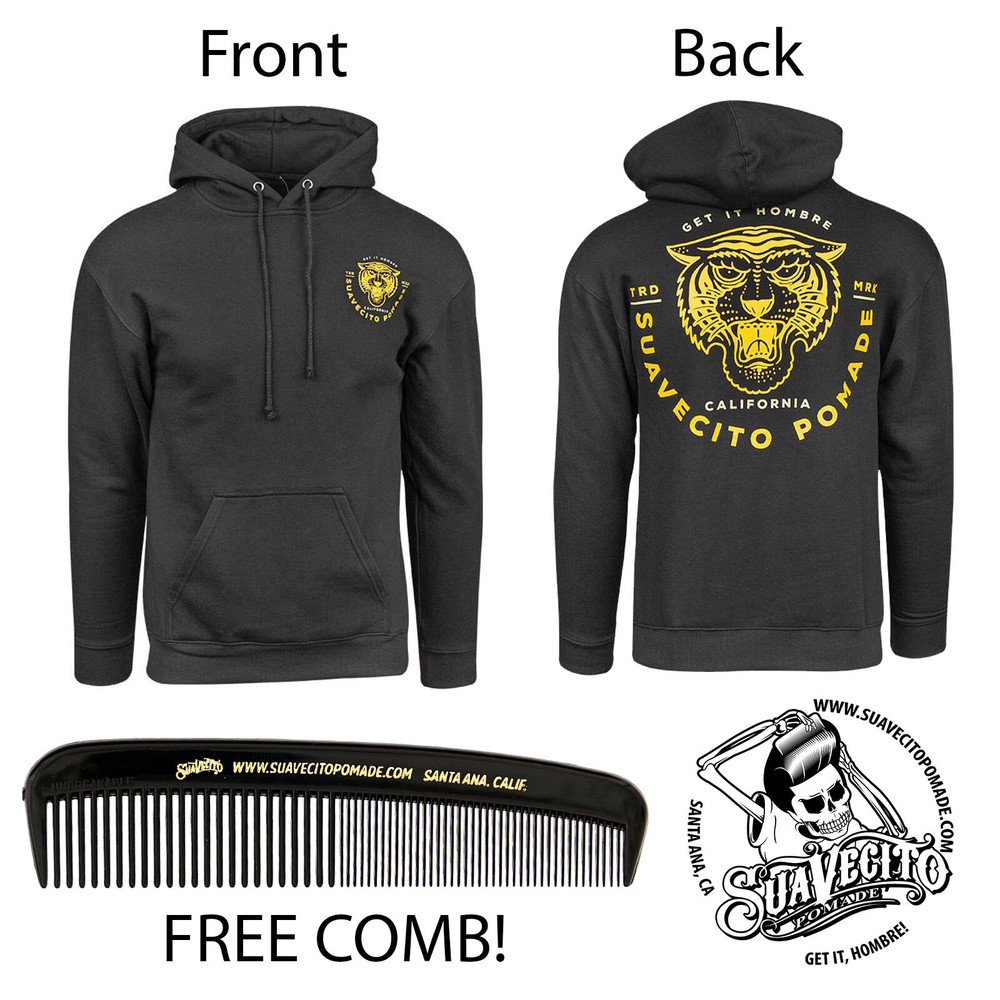 Men’s Suavecito Tiger Hoodie Sweatshirt (S, M, L, XL, 2XL, 3XL, 4XL, 5XL)