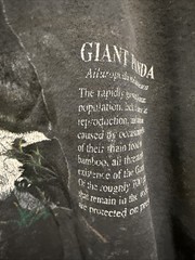 Vintage Galt Sand Sweatshirt Mens Large Black GIANT PANDA China Excursion 90s
