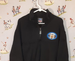 🚂 Union Pacific 1/4 Zip Sweatshirt Size Large Pullover Chicago Service Unit