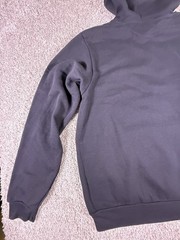 Bella + Canvas 3719 Unisex Sponge Fleece Pullover Hoodie Sweatshirt Large Black