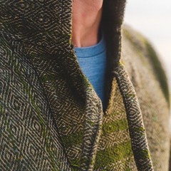 Baja Hoodie | Drug Rug | Mexican Poncho with Soft Inner Lining – Olive Green