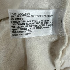 Goodfellow Sweatshirt Mens XL Ivory Snap Closure Textured Outdoor Pullover