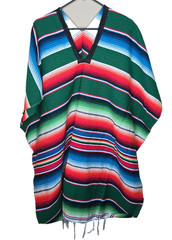 SERAPE Mexican Poncho – ALL COLORS – ONE SIZE FITS ALL – Sarape Saltillo