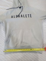 Alphalete Bubble letter Hoodie Gray Men’s Size Medium
