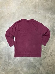 Burberry London England Equestrian Knight Logo Crewneck Sweatshirt burgundy
