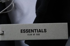 Essentials Fear of God Men’s SS’22 Pullover Hoodie NC3 Stretch Limo Large