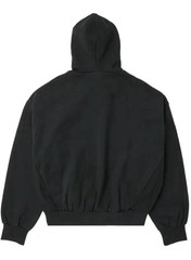 Fear of God Essentials Hoodie – Jet Black – Size XXS – Used