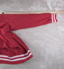 Marvel Deadpool Hoodie – Varsity Letter Embroidered D Sz L Red Kangaroo Pocket
