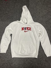 Nike White Spider-man Hoodie Used Missing String Medium Men’s