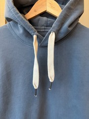 Buck Mason Blue Heavy Hoodie Sweatshirt Men’s Front Pocket Sz. M