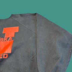 Vintage Nebraska Sweatshirt 4X Black Go Big Red College Football Crewneck