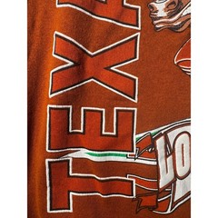Texas Longhorns Cartoon Bevo Hook Em Vintage 80s Jerzees Made in USA Size XL