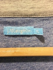 J. McLaughlin Men’s Blue 1/4 Zip Mock Neck Knit Silk/Rayon Sweatshirt L