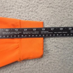 Nike Therma Fit Men’s Orange Pullover Hoodie Sweatshirt Size M Athletic Pockets