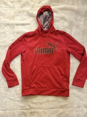 Mens Puma Hoodie Deep Red Size Med M New with Tags
