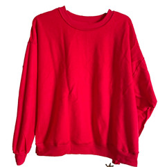 Hanes Unisex Ecosmart Crewneck Sweatshirt – 0P160 – 2XL DEEP RED 50%Cot./50%Poly