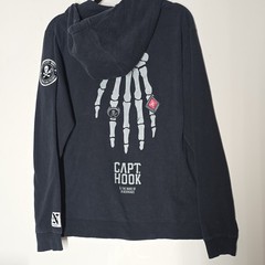 Disney × NEFF Villains Captain Hook The World Is Yours Hoodie Long Sleeve Size S