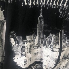 New York New York Hoodie Teens XL Black Full Zip Statue Liberty Graphic USA Y2K