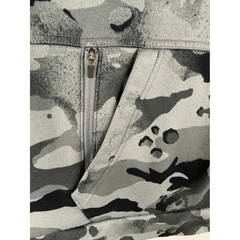 Nike Dri-FIT Hoodie Mens Medium Grey Black Camo Swoosh Pullover CU6241-010