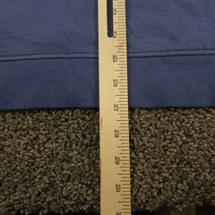 Peter Millar Hoodie Men Medium Blue Lava Wash Performance Pullover Golf Sweater