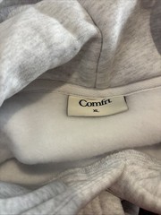 Comfrt Signature Hoodie Light Heather Grey Size XL Unisex