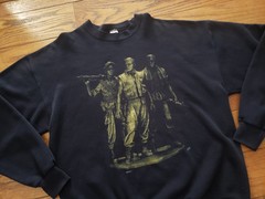 Vintage Vietnam Unforgivable Soldiers Memorial Crewneck Sweatshirt Size XL USA