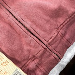 Katahdin Iron Works Hoodie Mens XL Red Sherpa Lined Full Zip Fleece LL Bean