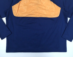 Peter Millar Military Orange Camo Colorblock Stretch Golf Pullover Hoodie Jacket