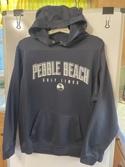 Men’s MV Sport Performance Pebble Beach Golf Links Pullover Hoodie Navy Medium