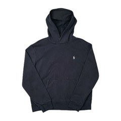 Polo Ralph Lauren Modern Poly Cotton Mix Hoodie Sweatshirt Black Men’s Large