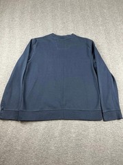 Nautica Men’s Navy Blue Sweatshirt with White Red Stripe Size Medium