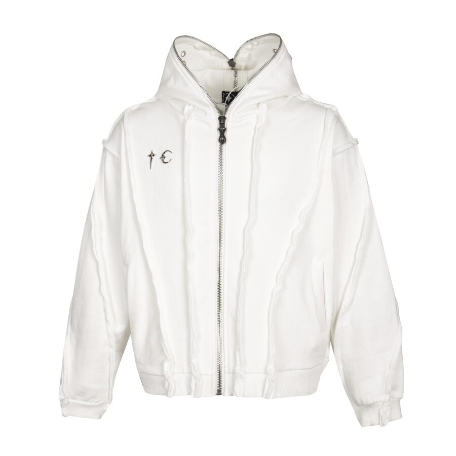 Mens Women Thug Hooded Club Pullover Hoodie Cardigan Zip Sweatshirt Jumper Coat