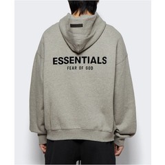 Fear of God Essentials Men’s Dark Oatmeal Essentials Hoodie NWT Size S