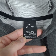 Nike Hoodie Mens 4xl Pullover Green Gray Dri Fit Mock Neck