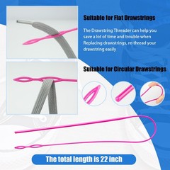 24Pcs Sweatshirt Drawstring Replacement Hoodie String Replacement | Premium Blac