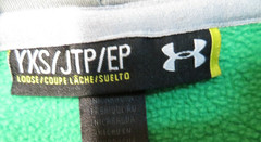UNDER ARMOUR YXS YOUTH X-SMALL BOYS LOOSE PULL-OVER HOODIE – GREEN