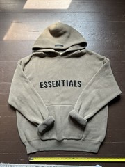 Essentials Knit Hoodie Xl Brown