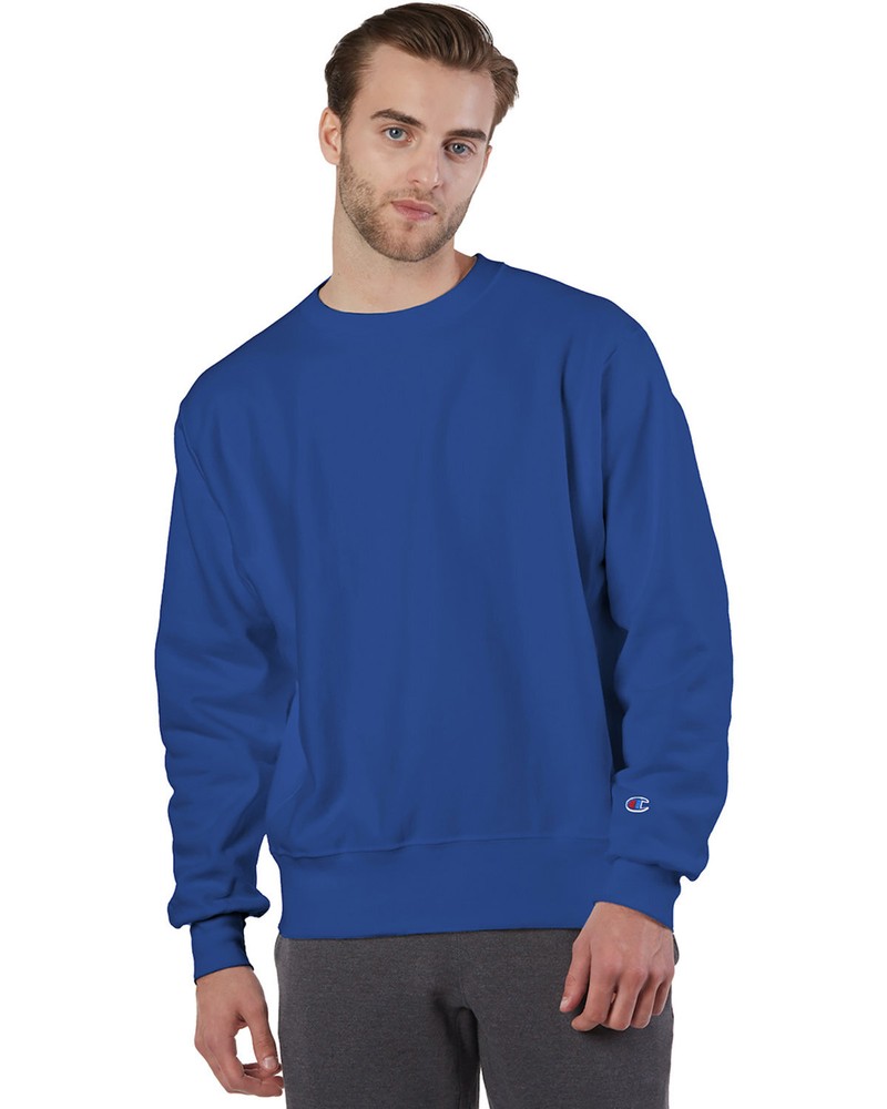 Champion S1049 Adult Cotton/Polyester Long Sleeve Reverse Weave Crew Sweatshirt