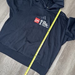 NWT Adidas All Season FIFA World Cup 26 Trophy Tour Hoodie Mens 2XL Black Fleece