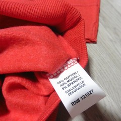 JOHNNIE-O Mens L LARGE SWEATSHIRT CREWNECK FREEMAN RED PULLOVER GOLF
