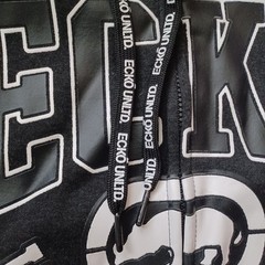 Ecko Unltd Hoodie Mens Medium Gray Full Zip Sweatshirt Logo Front Sleeve NWT