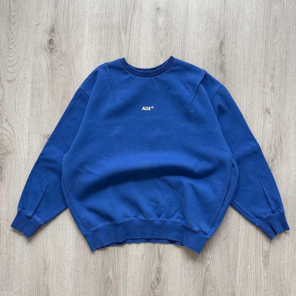 Ader Error Blanco Pleated Sweatshirt
