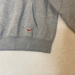 Nike Team China Hoodie Mens Large Gray Red Star Olympic Pullover Sweatshirt L