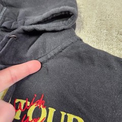 Travis Scott Astroworld Hoodie Adult Medium Full Zip Black Tour Concert Rap