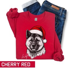 Dog Cat Christmas Sweatshirt Pet Lover Holiday Animal Apparel Gift