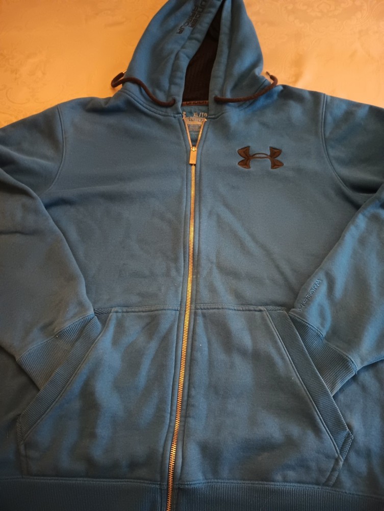 XLT Under Armour Full Zip Front Hoodie Dark Teal