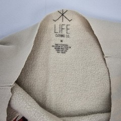 Customized! Life Clothing Co Woodstock 69 Sweatshirt Sz M Beige See Description